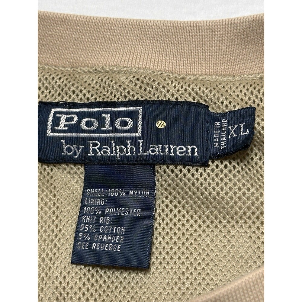 Polo Ralph Lauren Mens Size XL Mesh Lined Golf Windbreaker Vintage Logo *READ - Picture 8 of 14